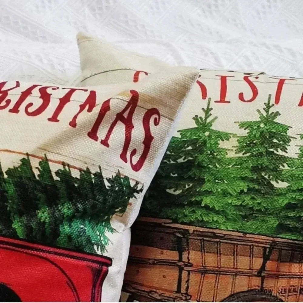Christmas Throw Pillow Covers 18x18